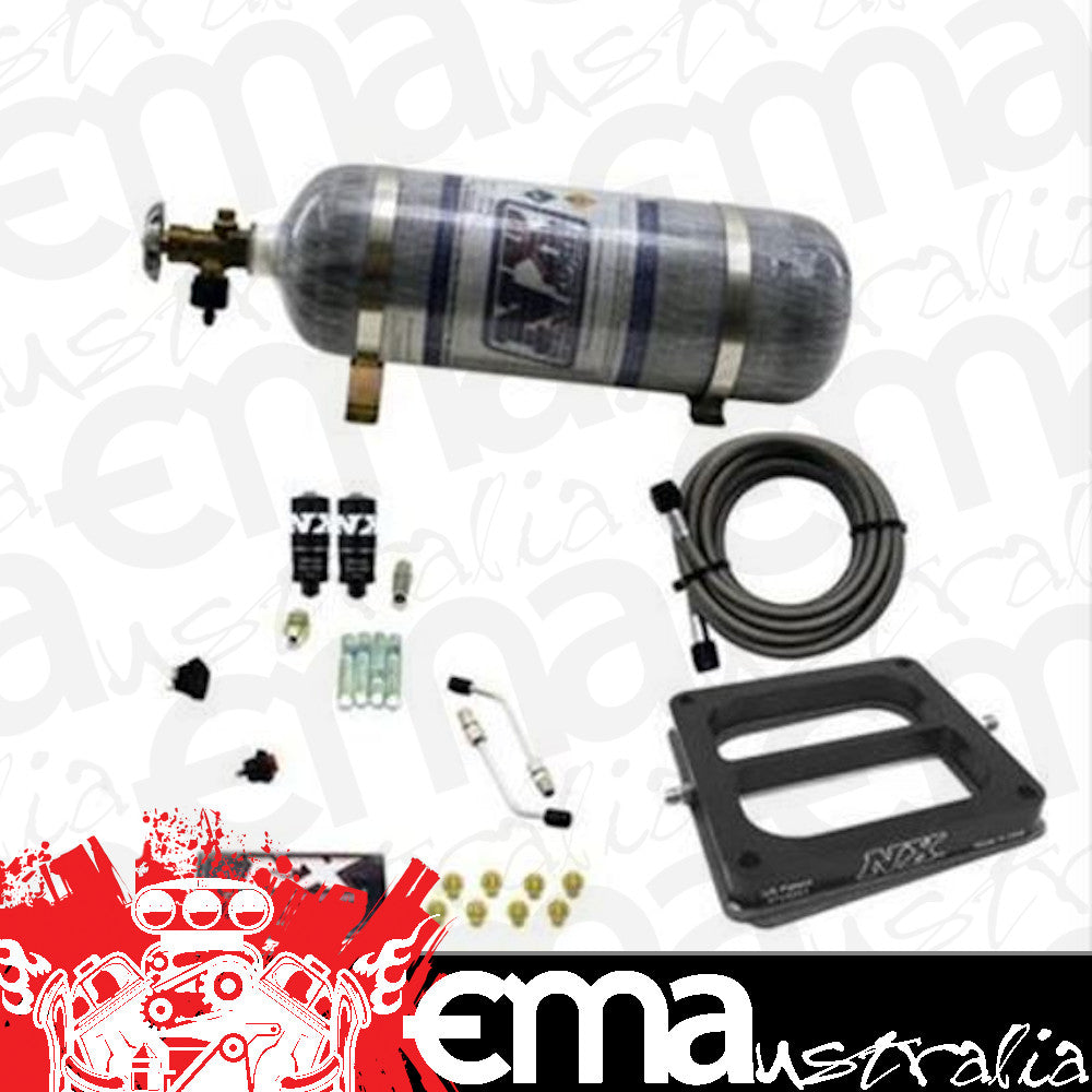 Nitrous Express 40070-12 Dominator HITMAN (100-150-200HP) WITH COMPOSITE BOTTLE