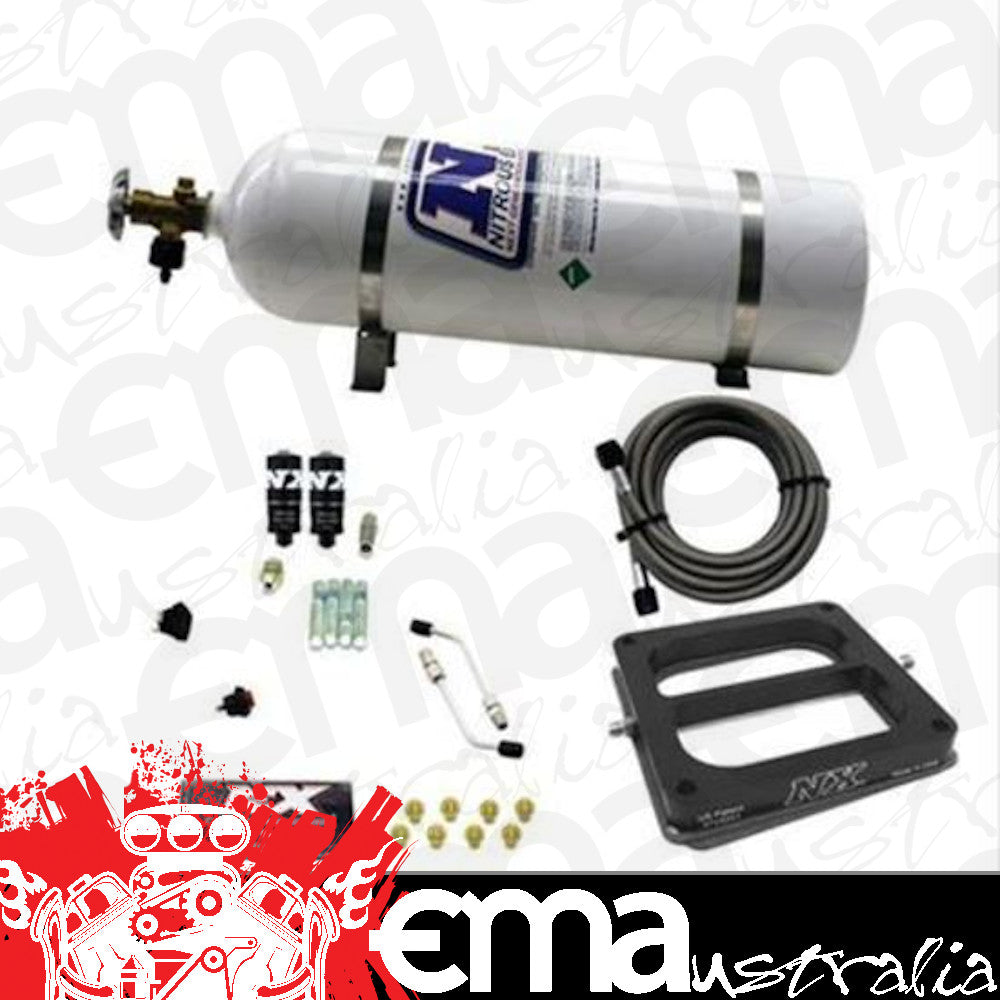 Nitrous Express 40070-15 Dominator HITMAN (100-150-200HP) WITH 15LB BOTTLE