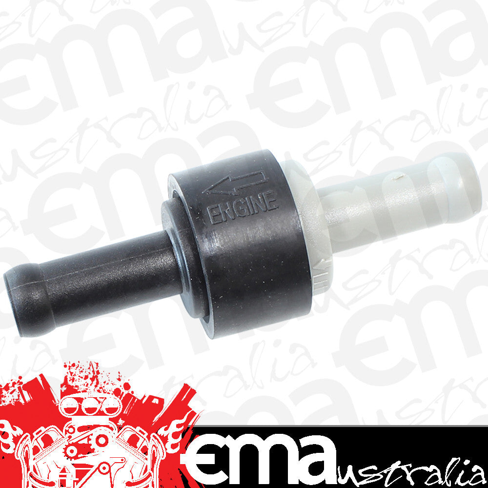 Aeroflow Performance Products AF59-1050 3/8" Check Valve For Brakes Booster Hose 1 Way Valve