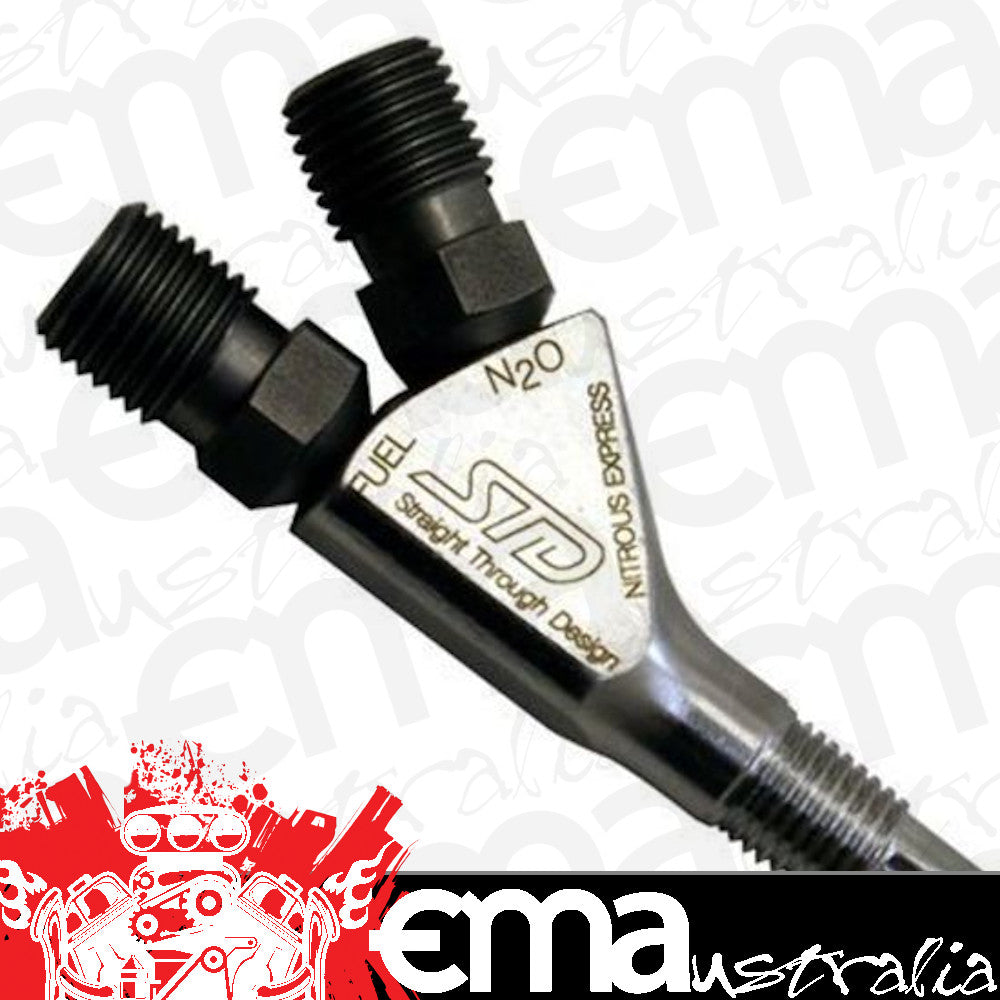 Nitrous Express 80018 S.T.D.-STRAIGHT THRU DESIGN NOZZLE WITH FITTINGS (REPLACES ANY 1/16 NPT NOZZLE)