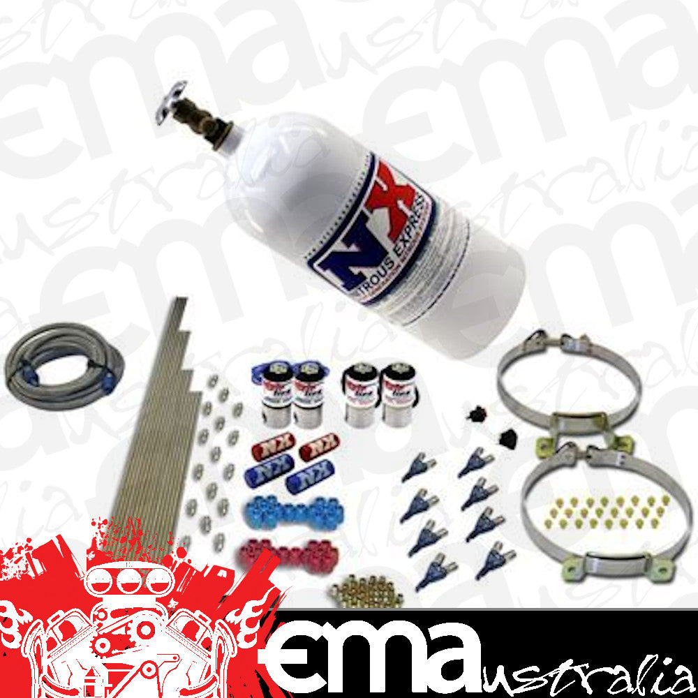 Nitrous Express ML5000 MAINLINE DIRECT PORT, EFI PRESS, W/ 10LB BOTTLE