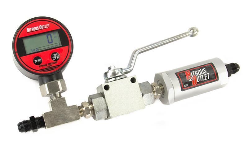 Nitrous Outlet NXO-00-63017-6 Digital Inline Nitrous Pressure Gauge