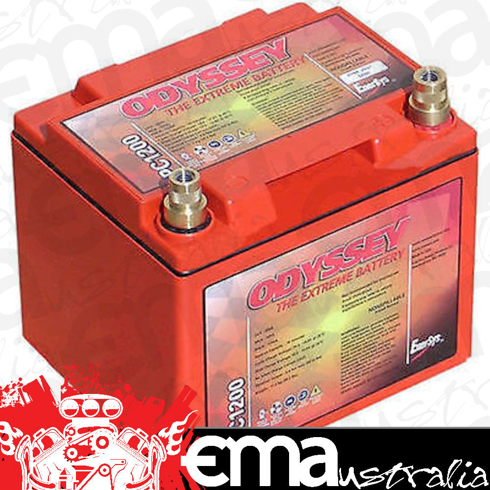 Odyssey OD-PC1200 Dry Cell 12 V Deep Cycle Battery 550 Cca 7.9"L X 6.6"W X 6.8"H Odpc1200