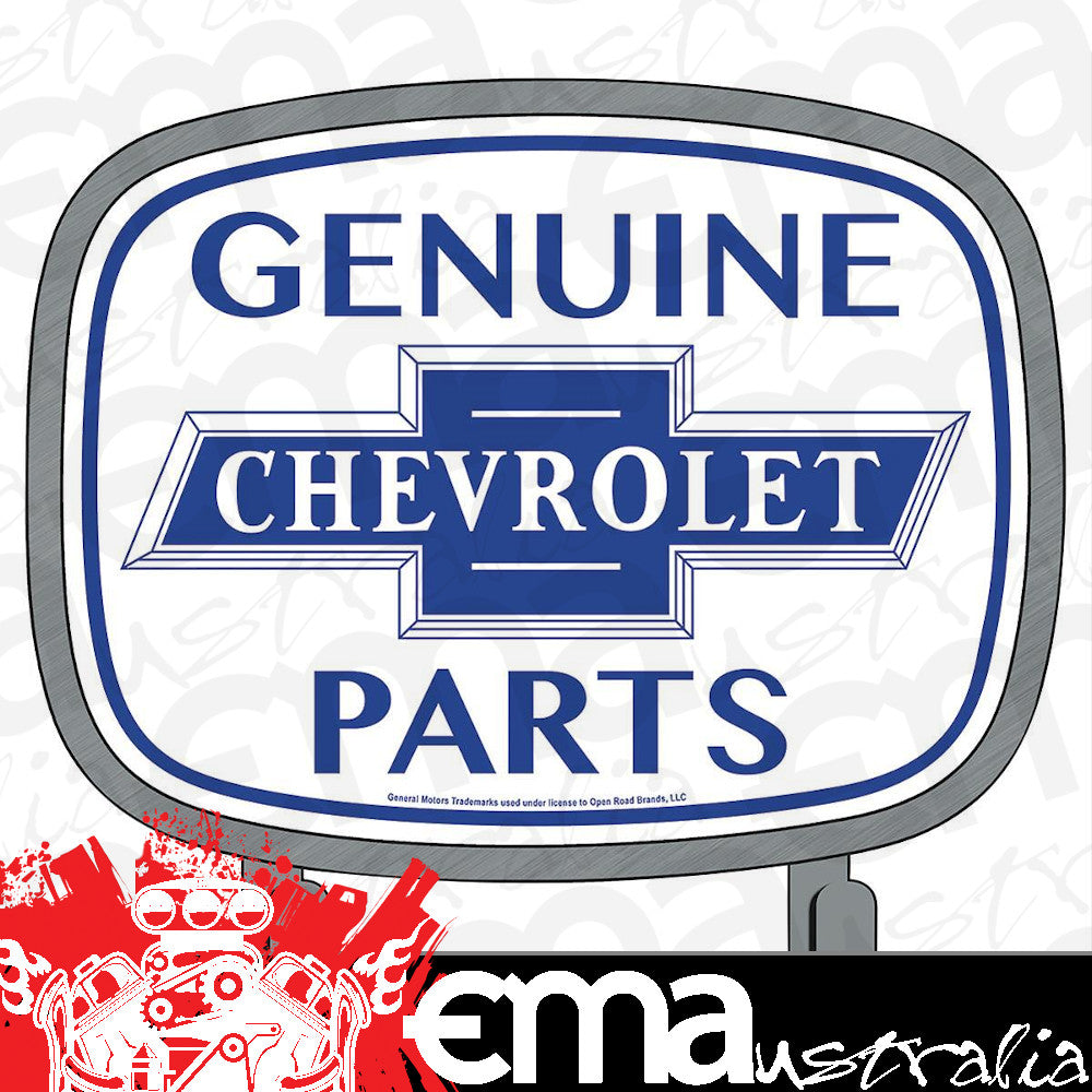 ORB-90160747 Genuine Chevrolet Parts Embossed Steel Coat Hook Sign