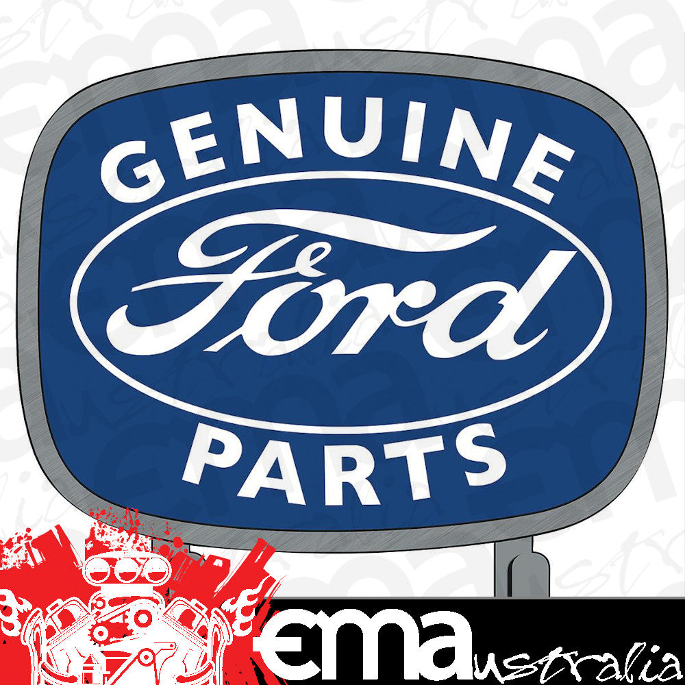 ORB-90160748 Genuine Ford Parts Embossed Steel Coat Hook Sign