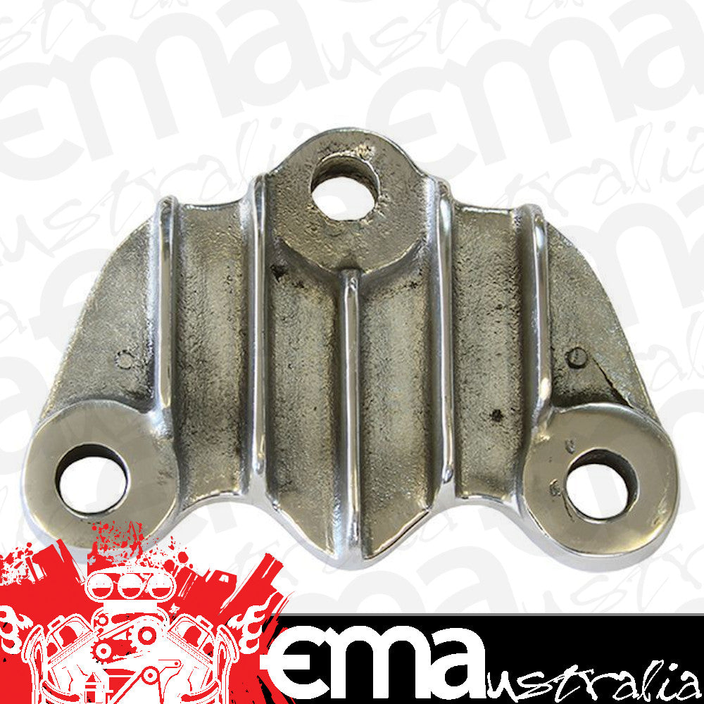 O'Brien Truckers OTBO3B Polished Finned Carburetor Block Off suit 3 Bolt Carbs