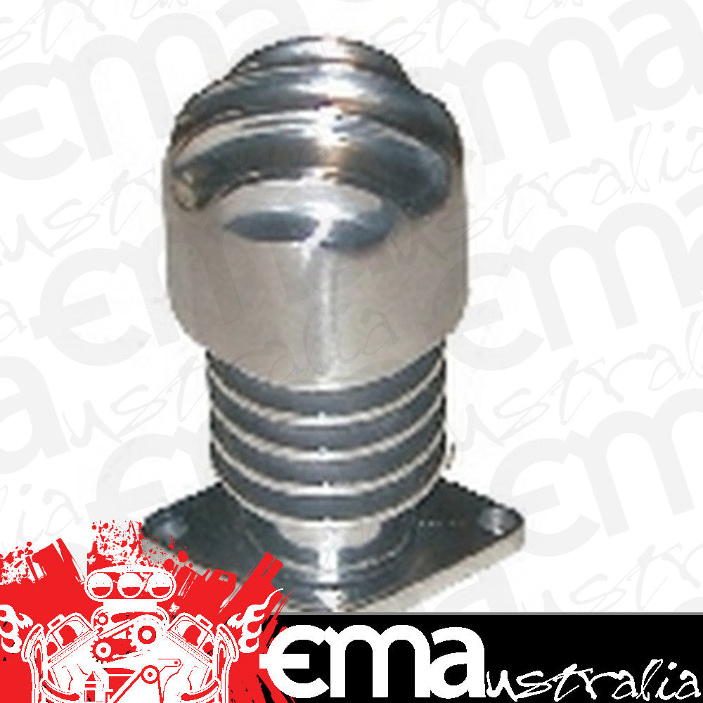 O'Brien Truckers OTEFPSRA Polished Finned Aluminium Fuel Pump Stand &Amp Breather suit Ford Flathead