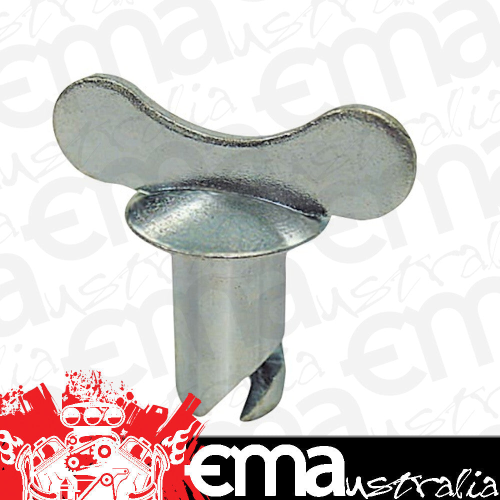 Panelfast PANW6500 Dzus Fastener Steel Butterfly Head Fastener 7/16" X.500 Grip 1 Only