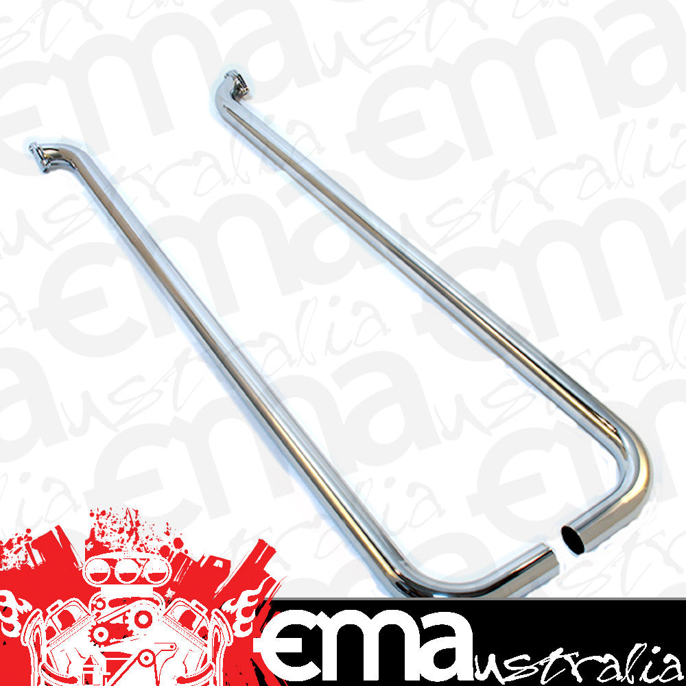 Patriot Exhaust | PATH1273 | Single Style Low-Line Lakes Pipes 2" Inlet/Outlet 70" Length