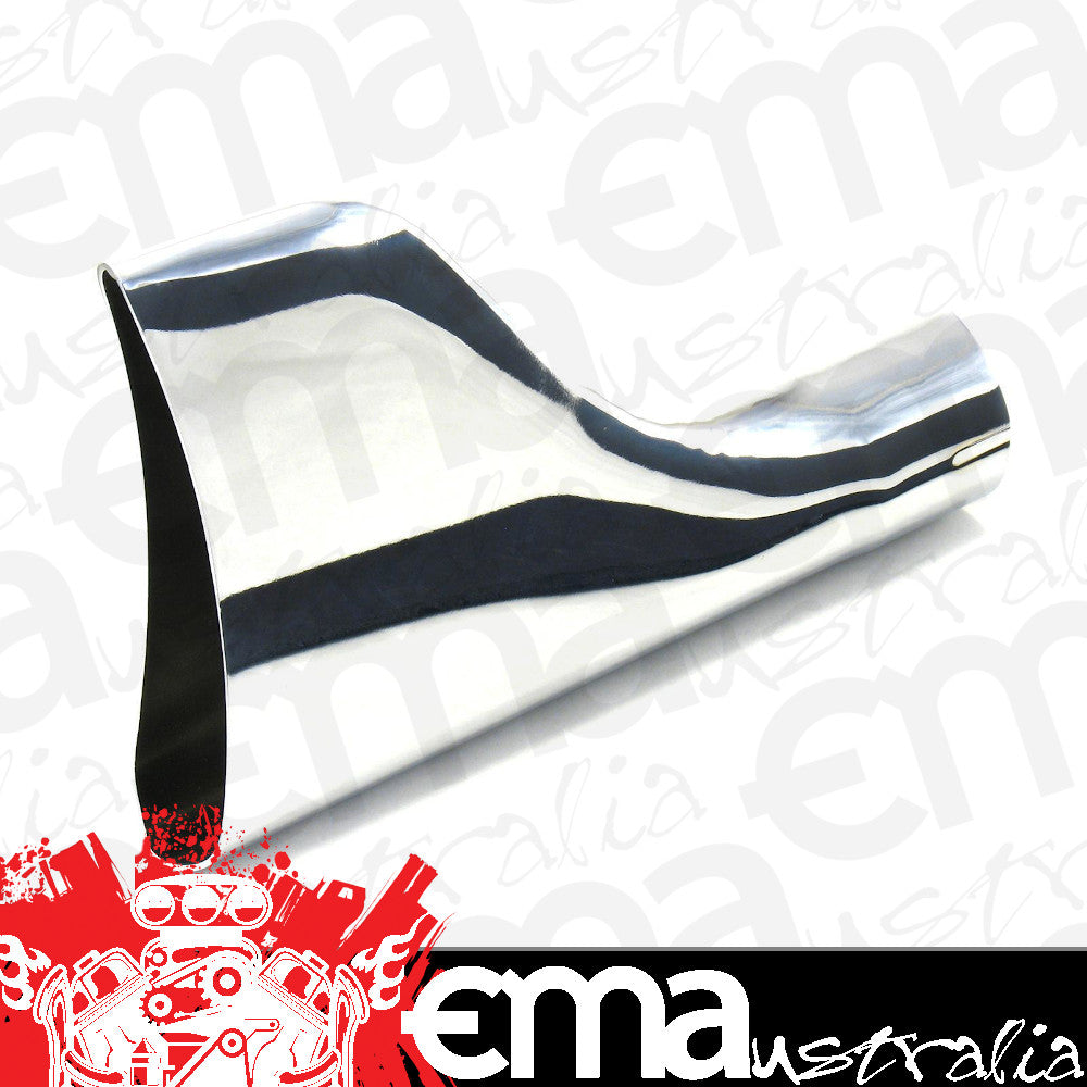 Patriot Exhaust PATH2950 Patriot Fishtail Style Exhaust Tip Chrome 1.875" Inlet 8" Long