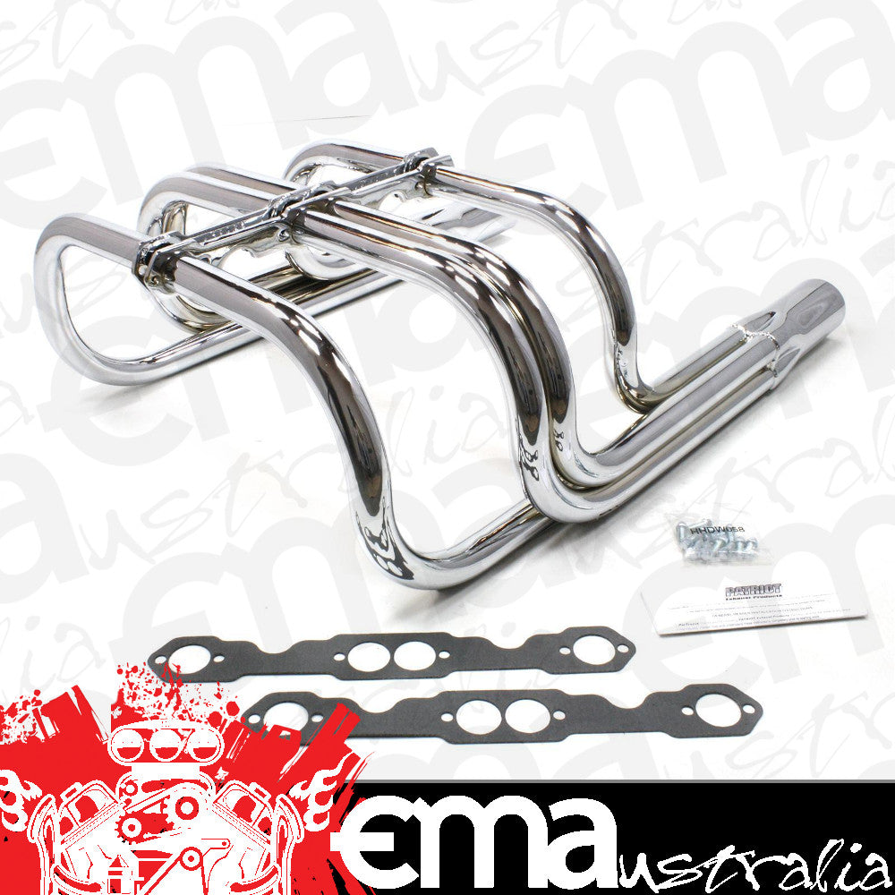 Patriot Exhaust PATH8060 Patriot Classic Style Roadster Headers Chrome suit Chev SB 265-400 V8