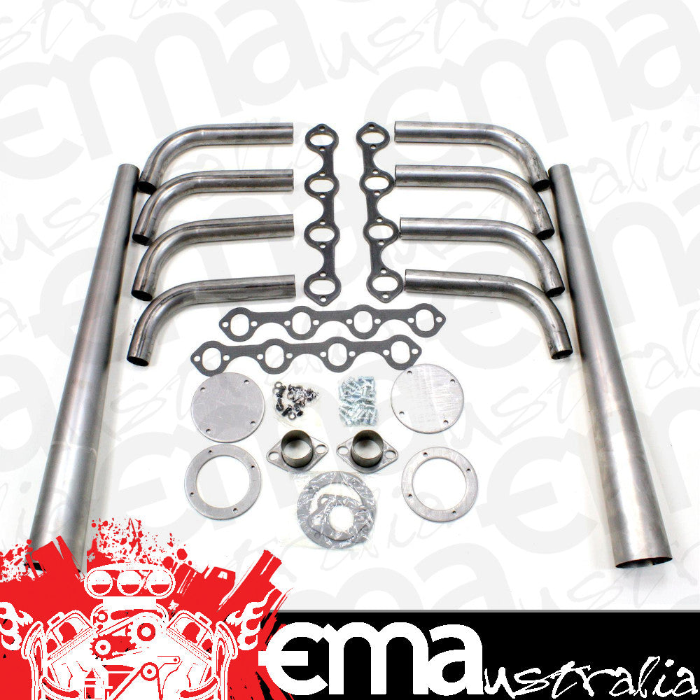 Patriot Exhaust PATH8414 Patriot Lakester Weld-Up Kit Ford SB Windsor 1-5/8" Prim X 3-1/2" Coll