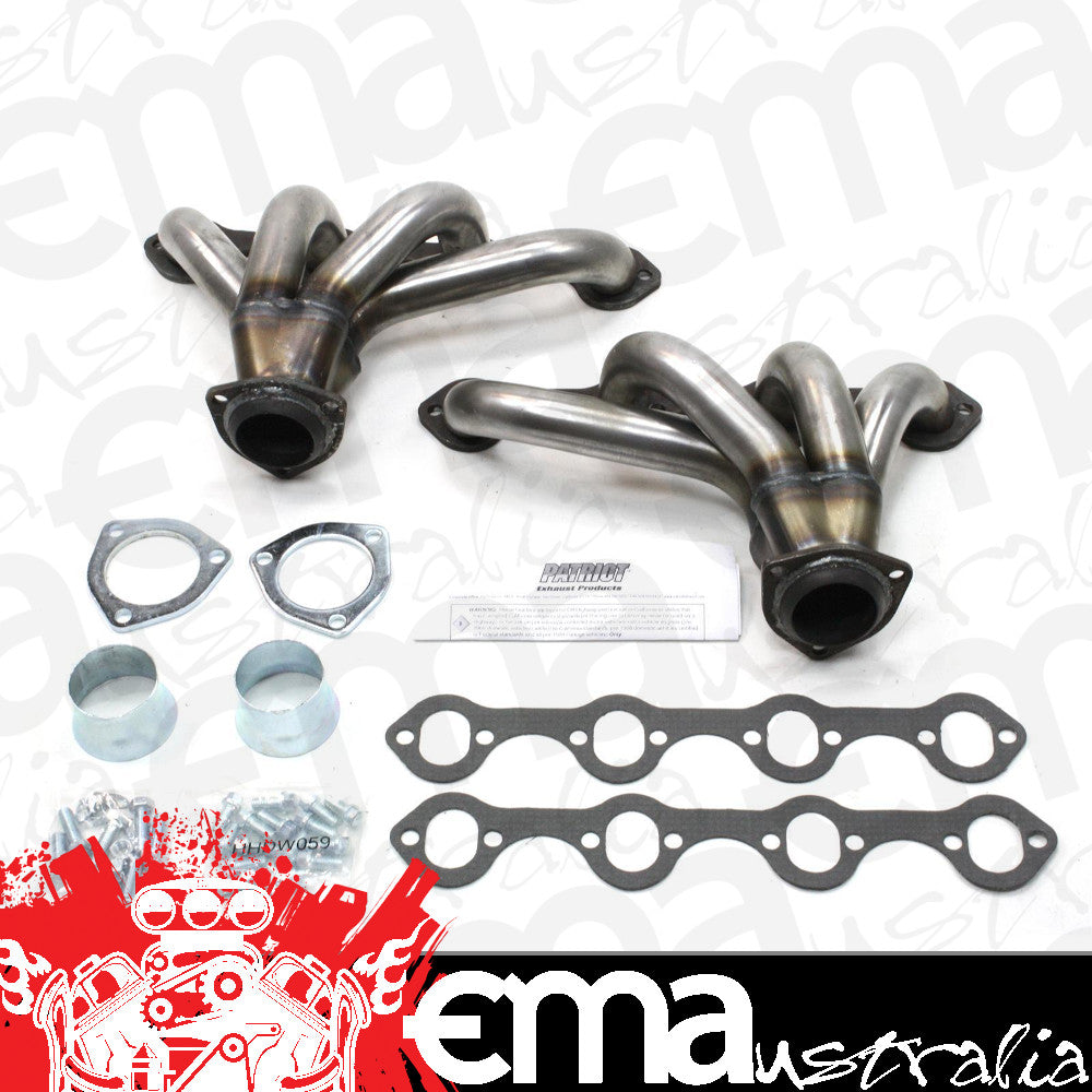 Patriot Exhaust PATH8427 Patriot Tight Truck Headers Raw Finish suit Ford SB 289-351W V8
