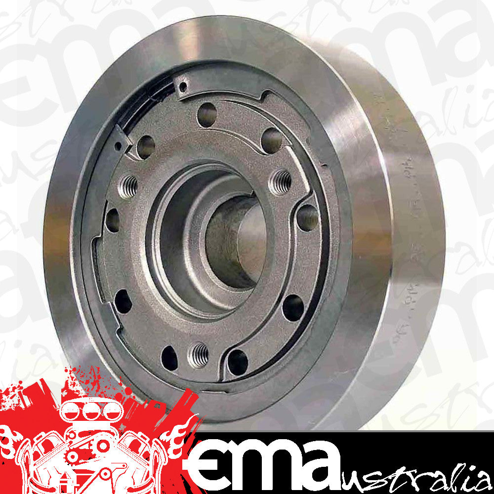 Powerbond PB1009-SS Race Series 6.5" Harmonic Balancer 28 Oz. In. Ford 302-351W 3-Bolt Countersunk Pulley Location C/W Hub