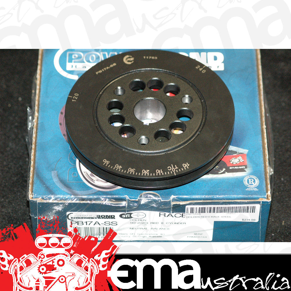 Powerbond | PB17A-SS | Race Series 6.01" Balancer Holden 6 149-202 Red