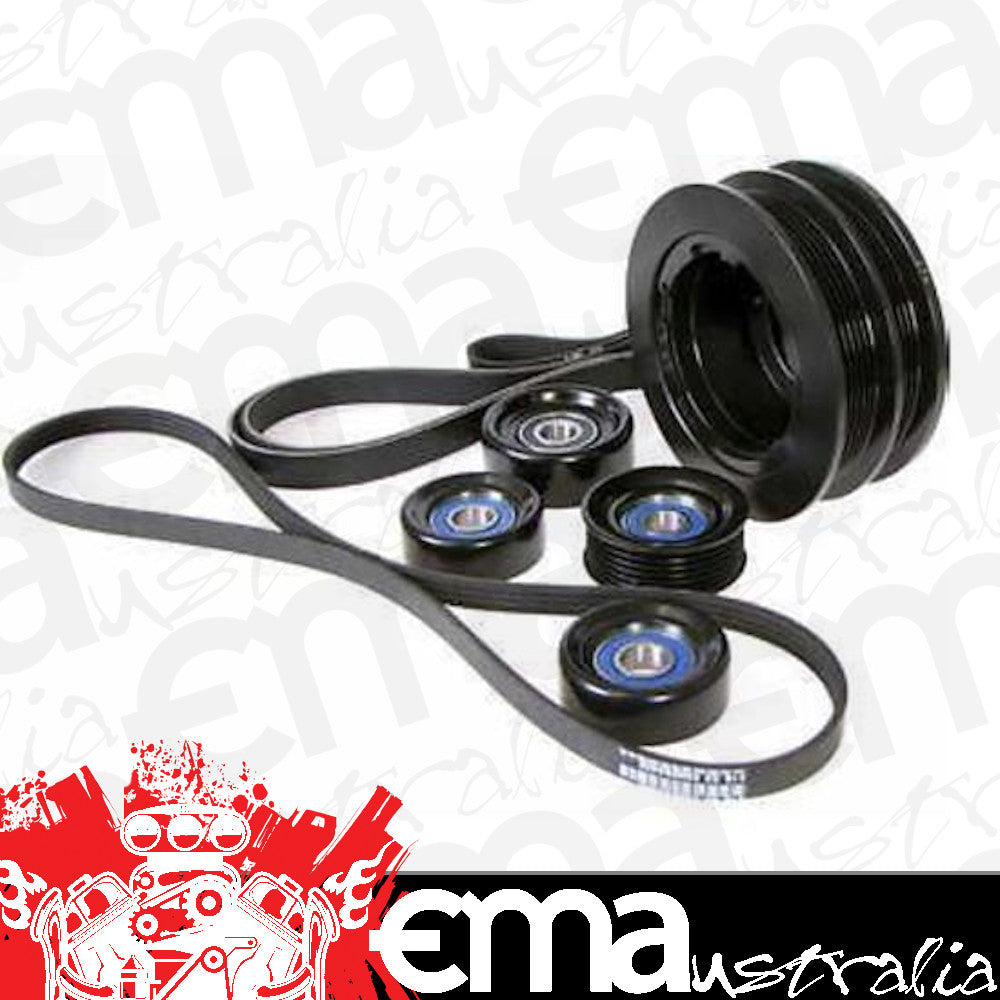 Powerbond PBK002 Holden Ve 06-On L98 6L V8 25% Underdrive Balancer & Pulley Kit