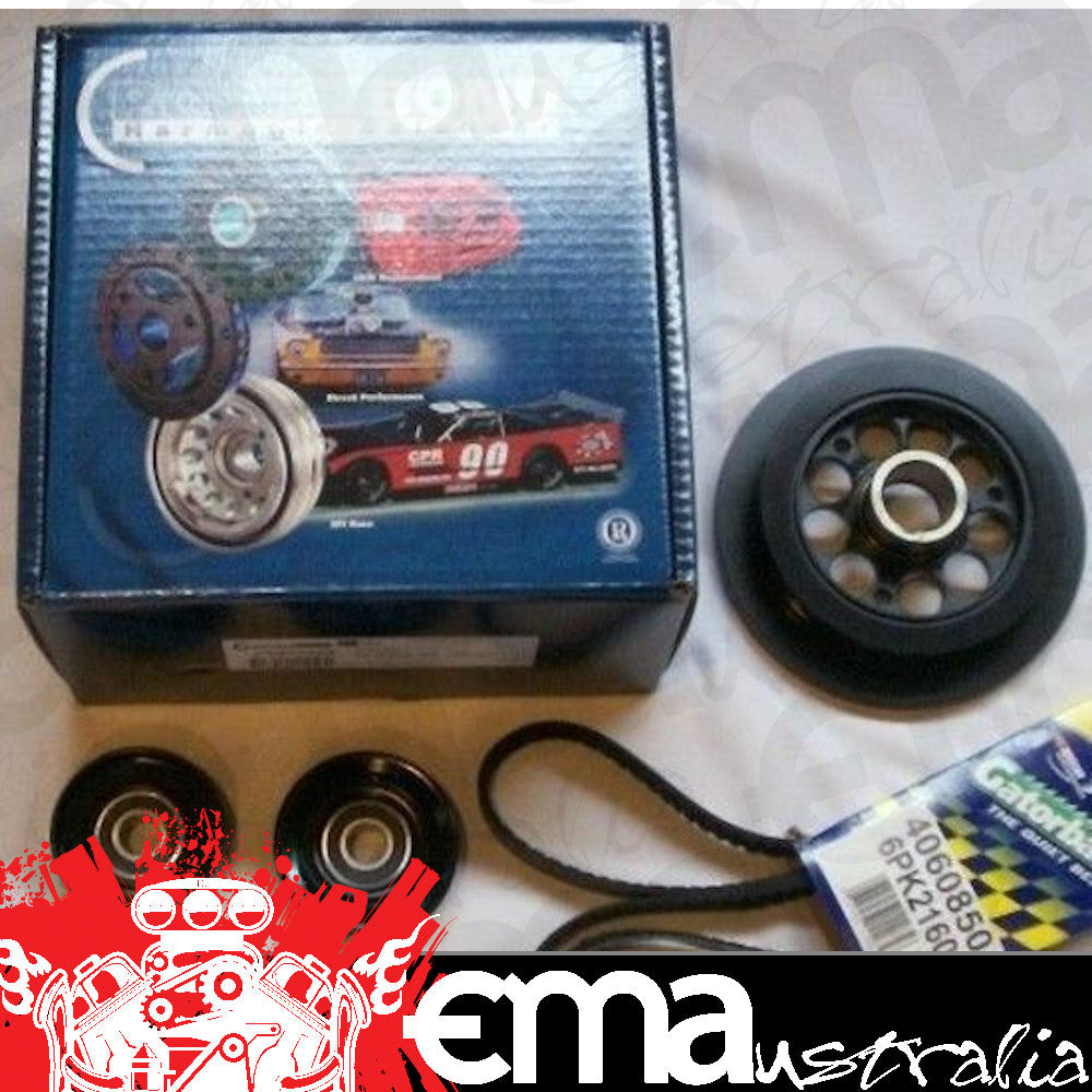 Powerbond PBK003 20% Underdrive Balancer & Pulley Kit Ford Ba-Fg 6 Cyl 4.0L