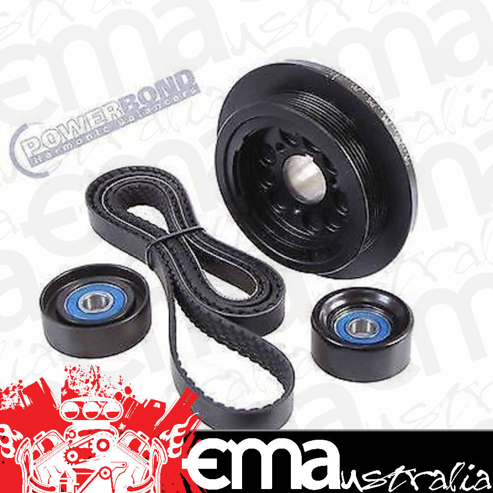 Powerbond PBK016 25% U/Drive Balancer & Pulley Kit Holden Ve Commodore 6.0L V8