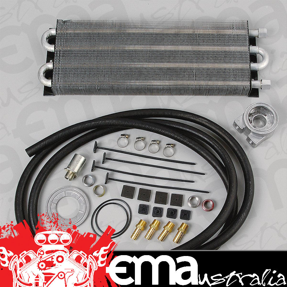 Perma Cool PC40189 Perma-Cool H/D Engine Oil Cooler Kit 1.5" X 7" X 21" 3/8" Npt Fitings