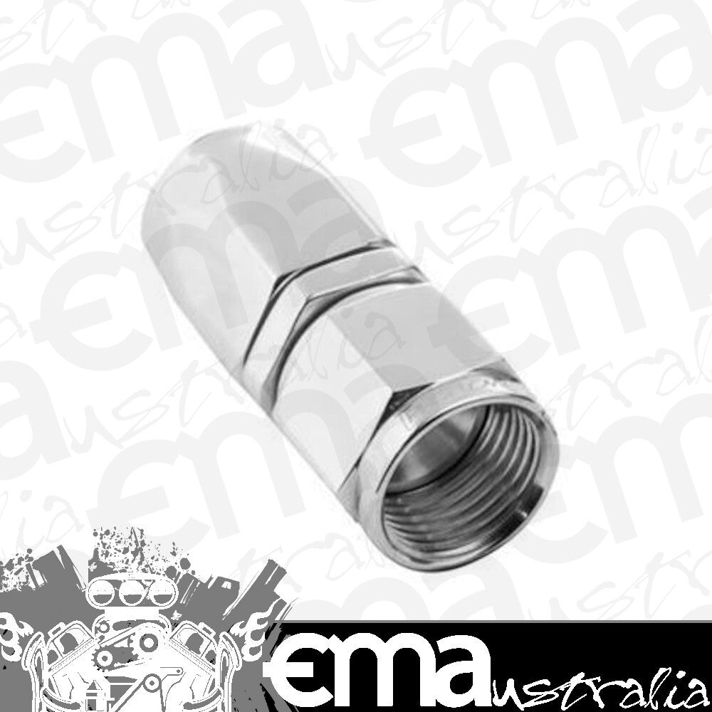 Proflow PFE101-08HP Straight Hose End -08AN Hose to Female Polished