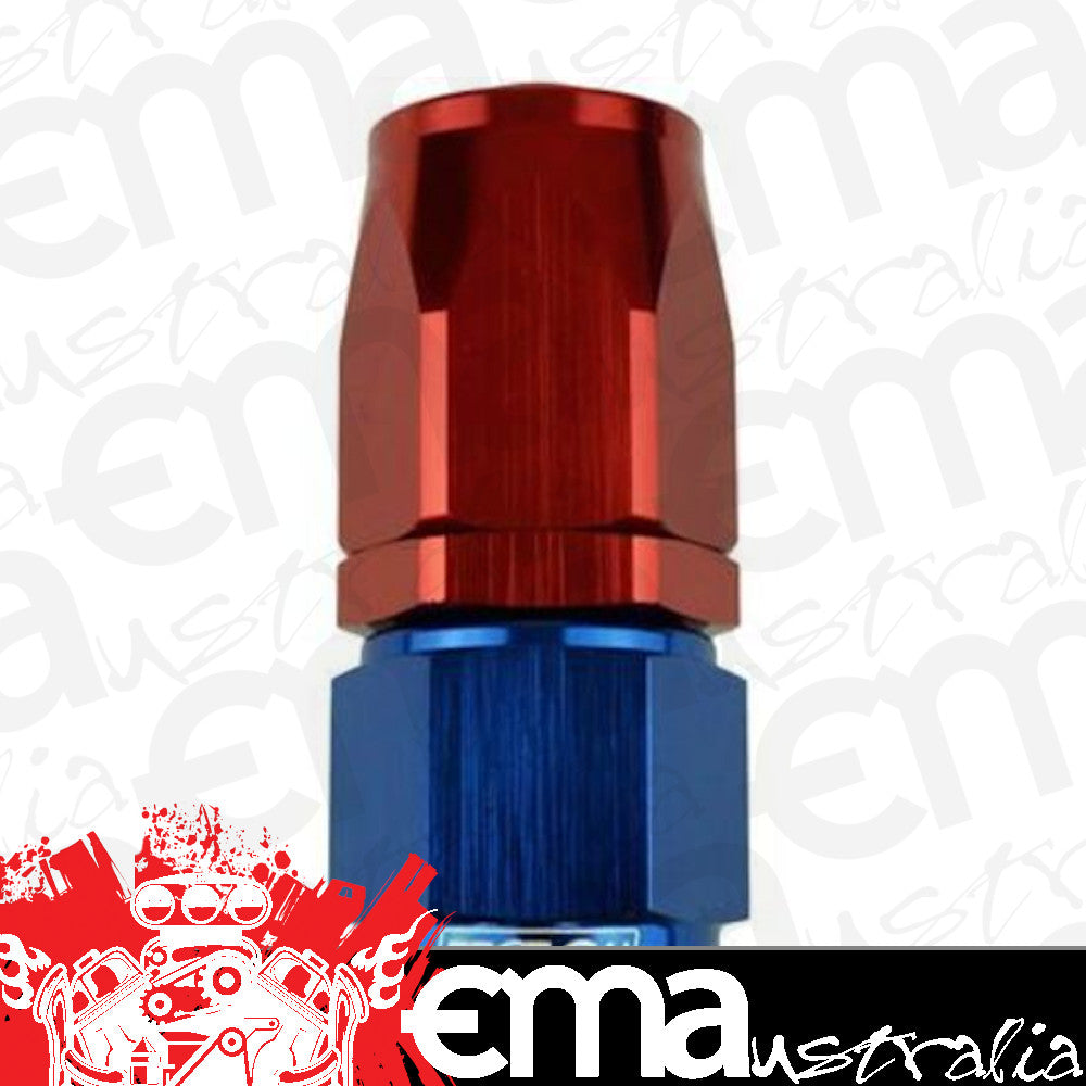 Proflow PFE101-16 Straight Hose End -16AN Hose to Female Blue/Red