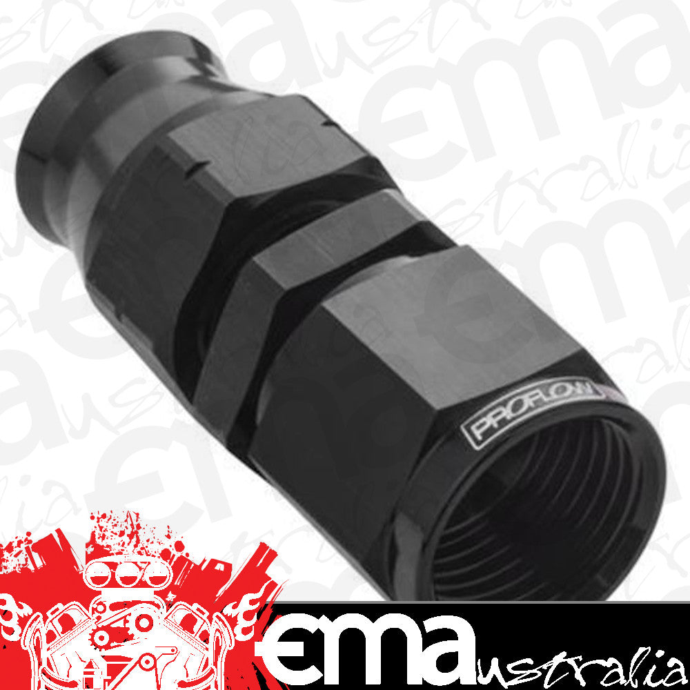 Proflow PFE109-10BK 5/8" Tube to Female -10AN Hose End Aluminium Tube Adaptor Black