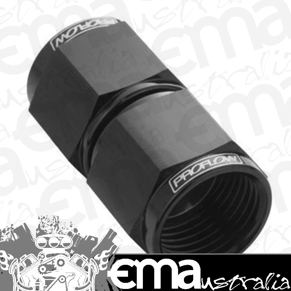 Proflow PFE131-08BK Female Flare Union Swivel Hose End Straight -08AN Black