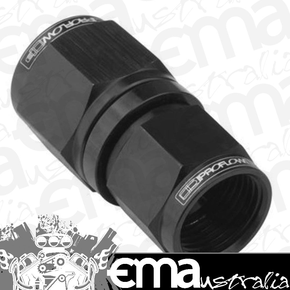 Proflow PFE131-12-16BK Female Flare Union Swivel Hose End Straight -12AN to -16AN Black