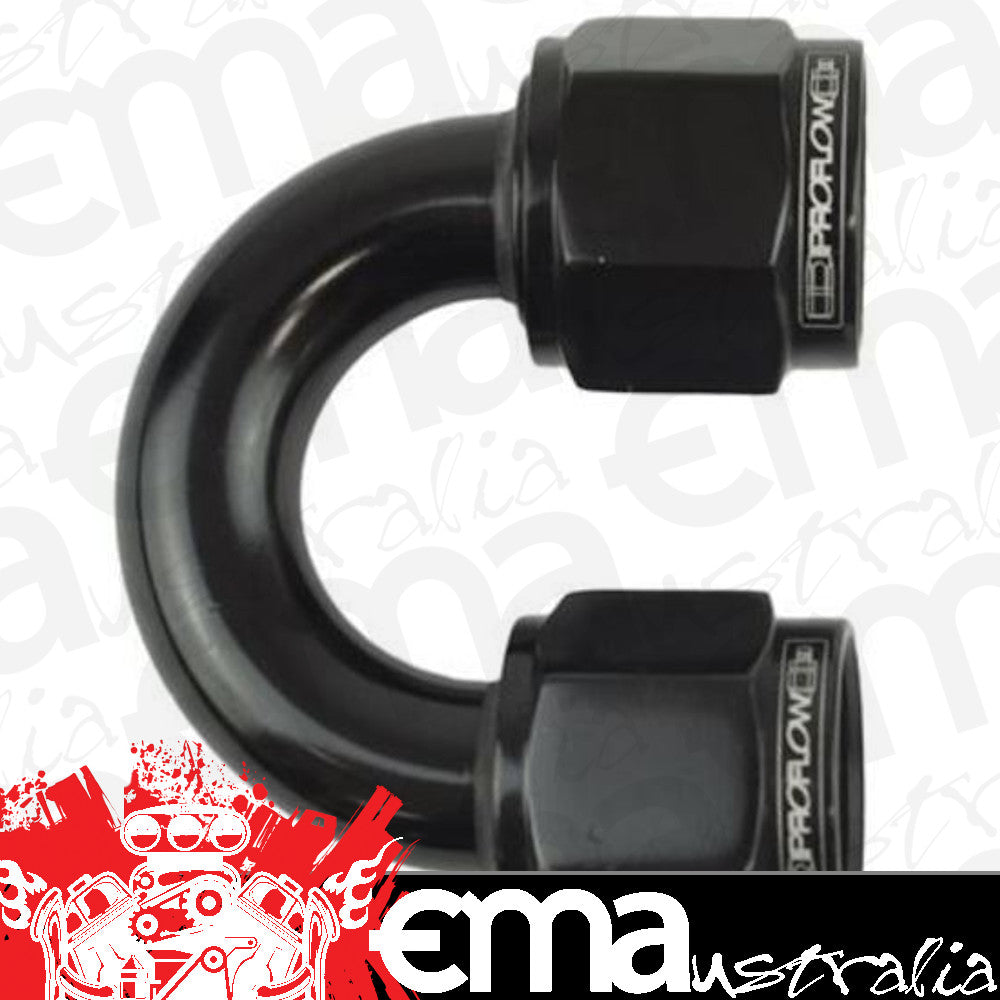 Proflow PFE136-16BK 180 Degree Female to Female Union Swivel Hose End -16AN Black