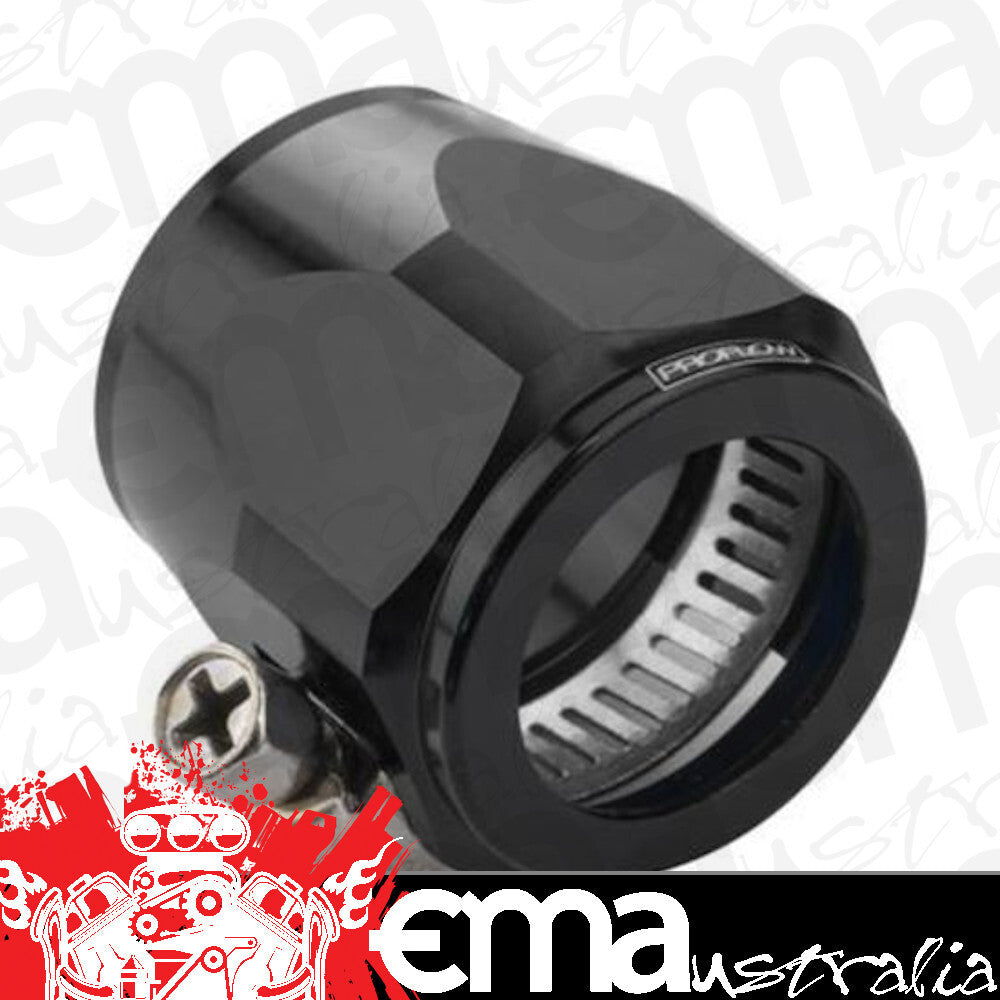 Proflow PFE150-14BK Aluminium Hex Hose Finisher Clamp 28.5mm ID Black