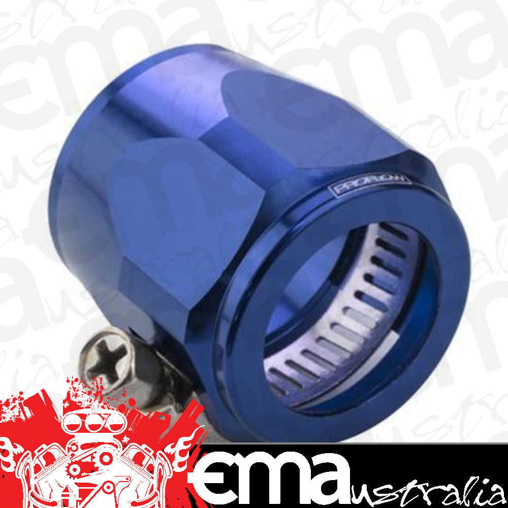 Proflow PFE150-16B Aluminium Hex Hose Finisher Clamp 30.5mm ID Blue