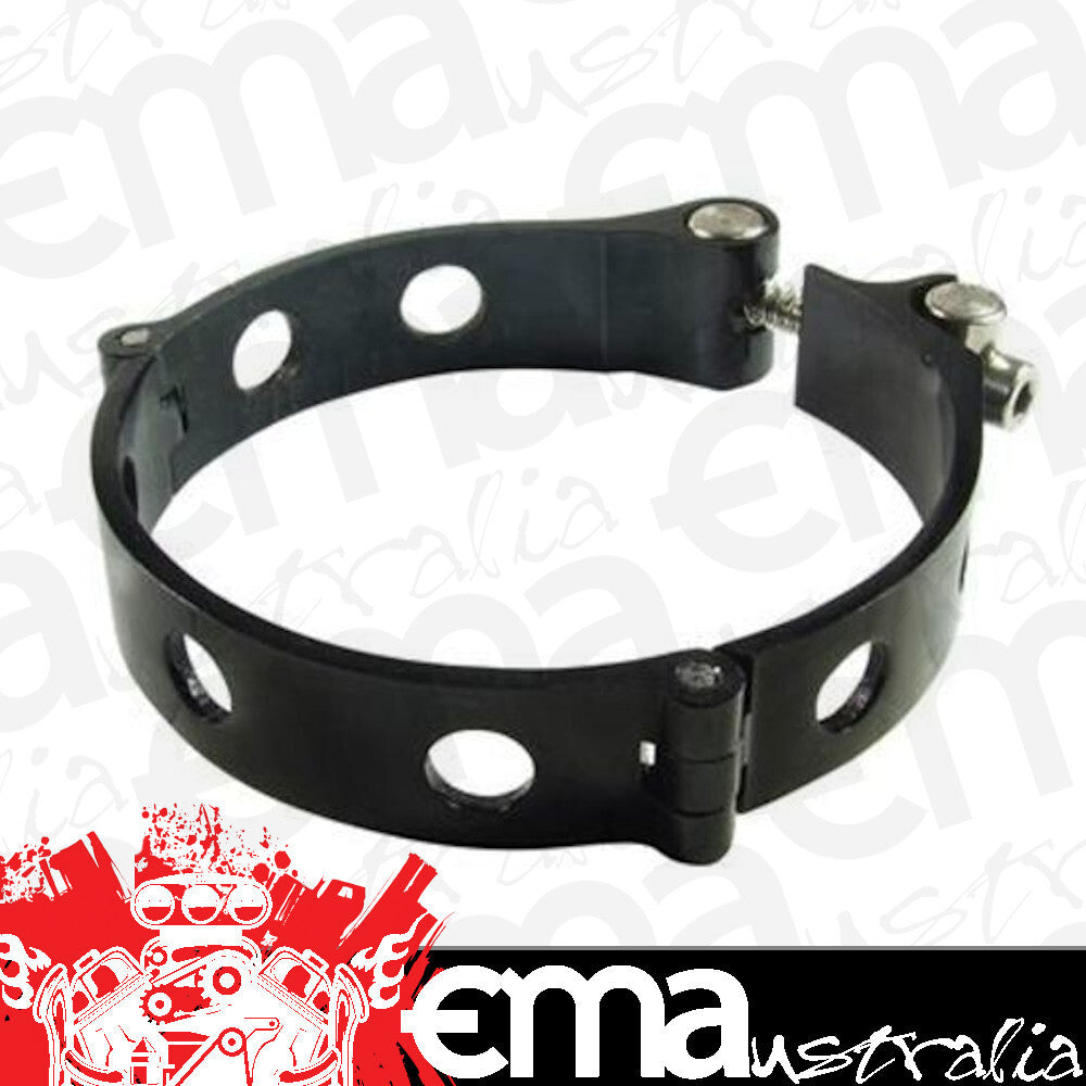 Aluminium Silicone Hose Piping Clamp 3' Black