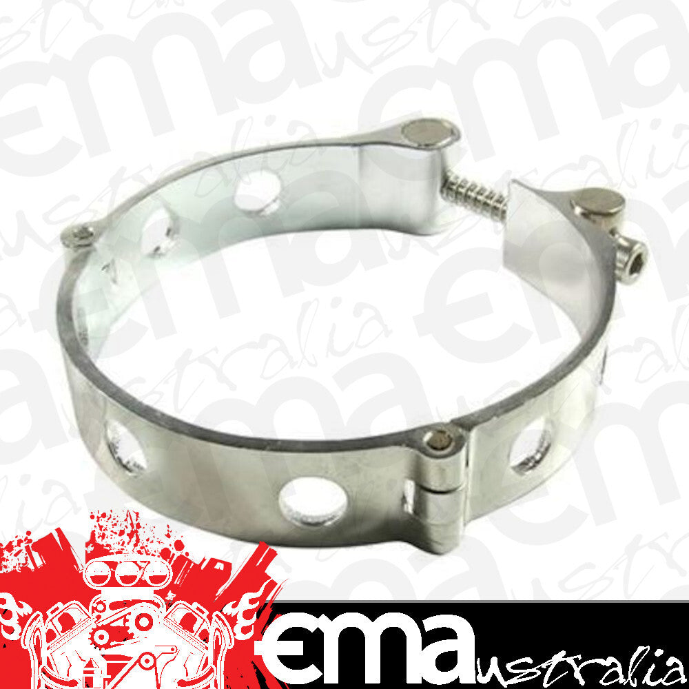 Aluminium Silicone Hose Piping Clamp 3' Silver