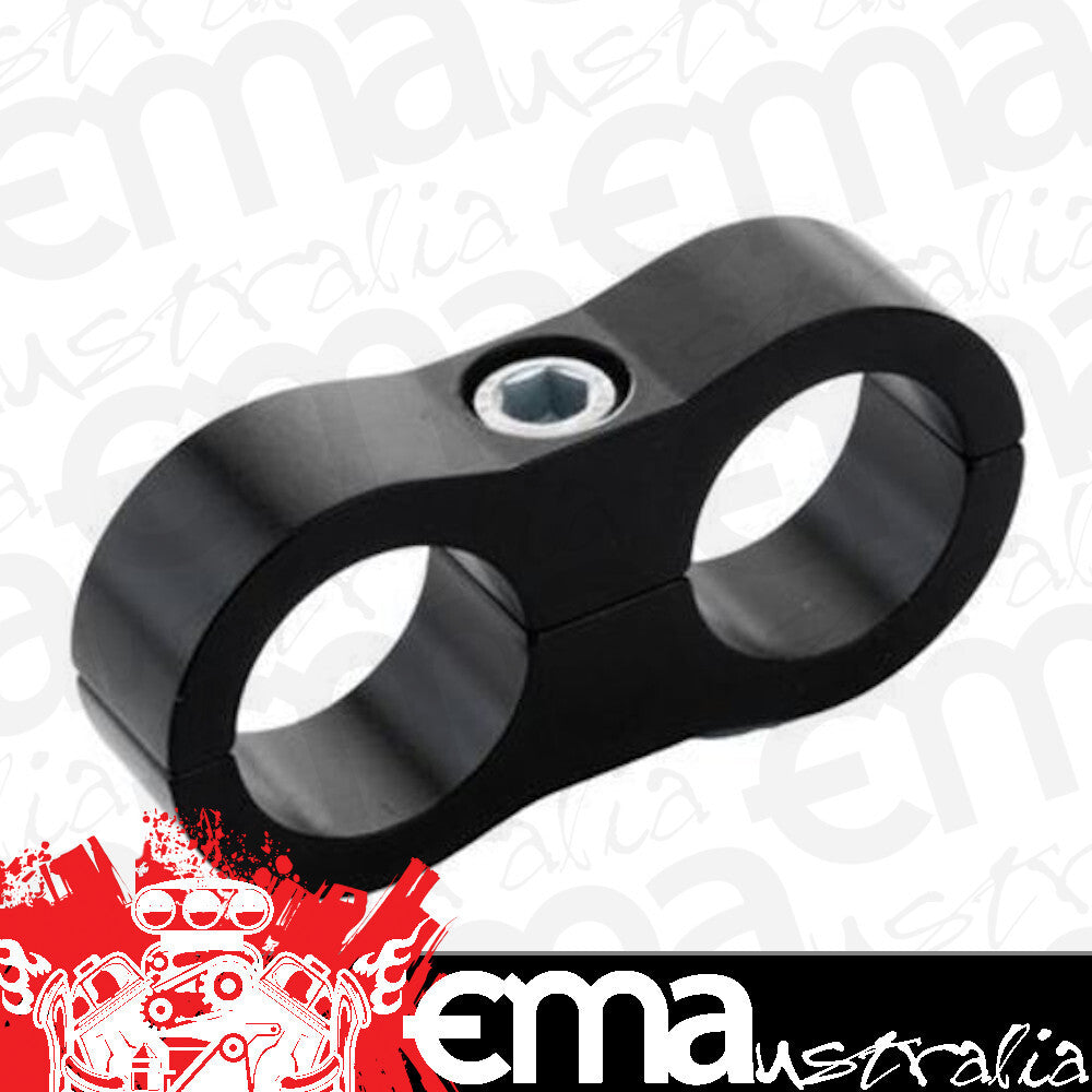 Proflow | PFE156-03BK | Aluminium Hose & Tubing Clamp Separators 5 pack Clamp 5mm ID Hole Black