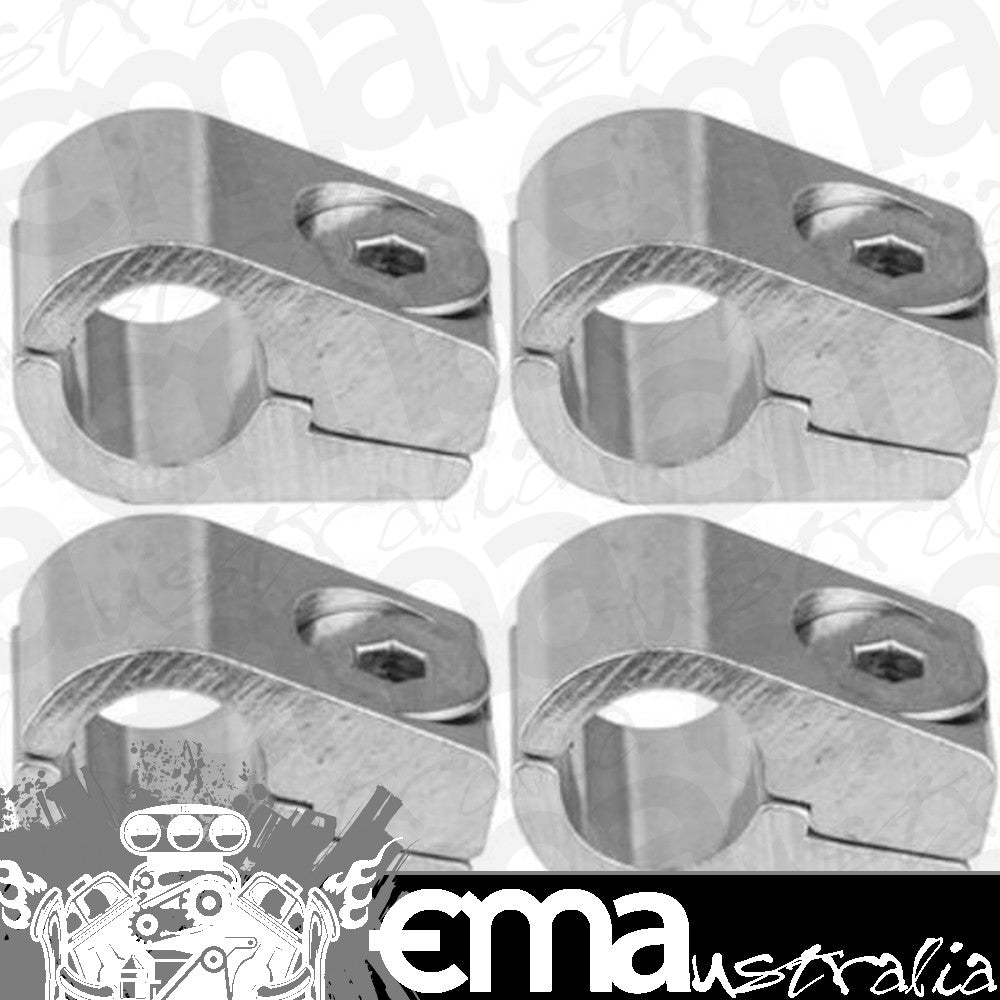 Proflow | PFE159-03 | Aluminium 3/16" Single Hose Line Clamp 4 Pack