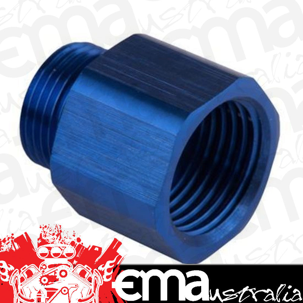 Proflow PFE161-01 Carburettor Inlet Hose Fuel Adaptor 5/8" x 18 Inverted to 9/16 x 24 Blue