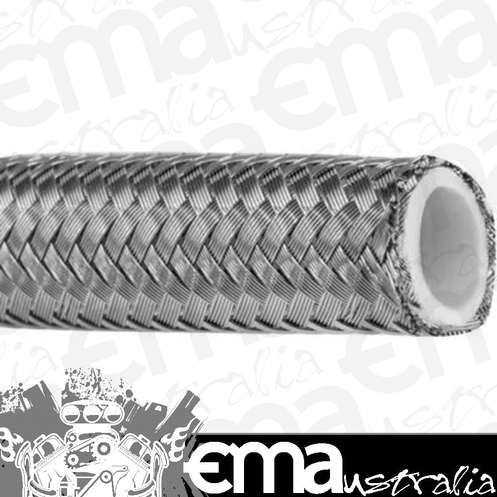 Proflow PFE200-08 Stainless Steel Braided PTFE Hose -08AN (per metre)