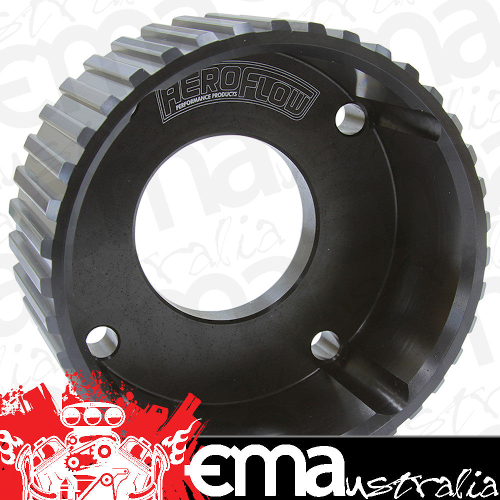 Aeroflow Performance Products AF59-3003CBLK Holden 253 308 *Crank* Gilmer Pulley Only Black