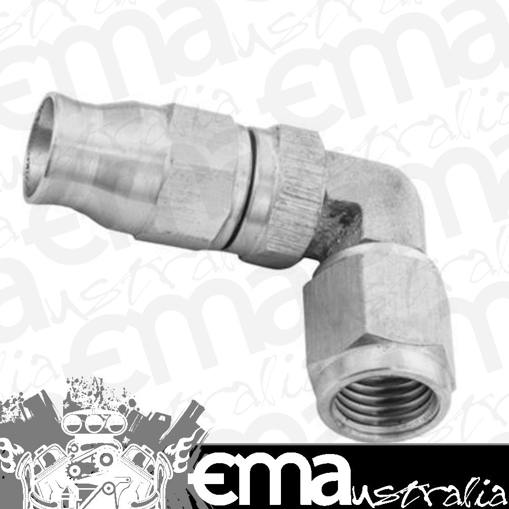 Proflow PFE203-03S Steel 90 Degree Hose End Hose End For -03AN PTFE Hose