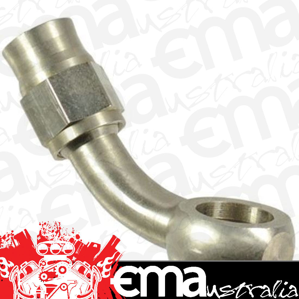 Proflow PFE208-03 Stainless Steel Banjo Hose End 10mm 45 Degree For -03AN PTFE Hose