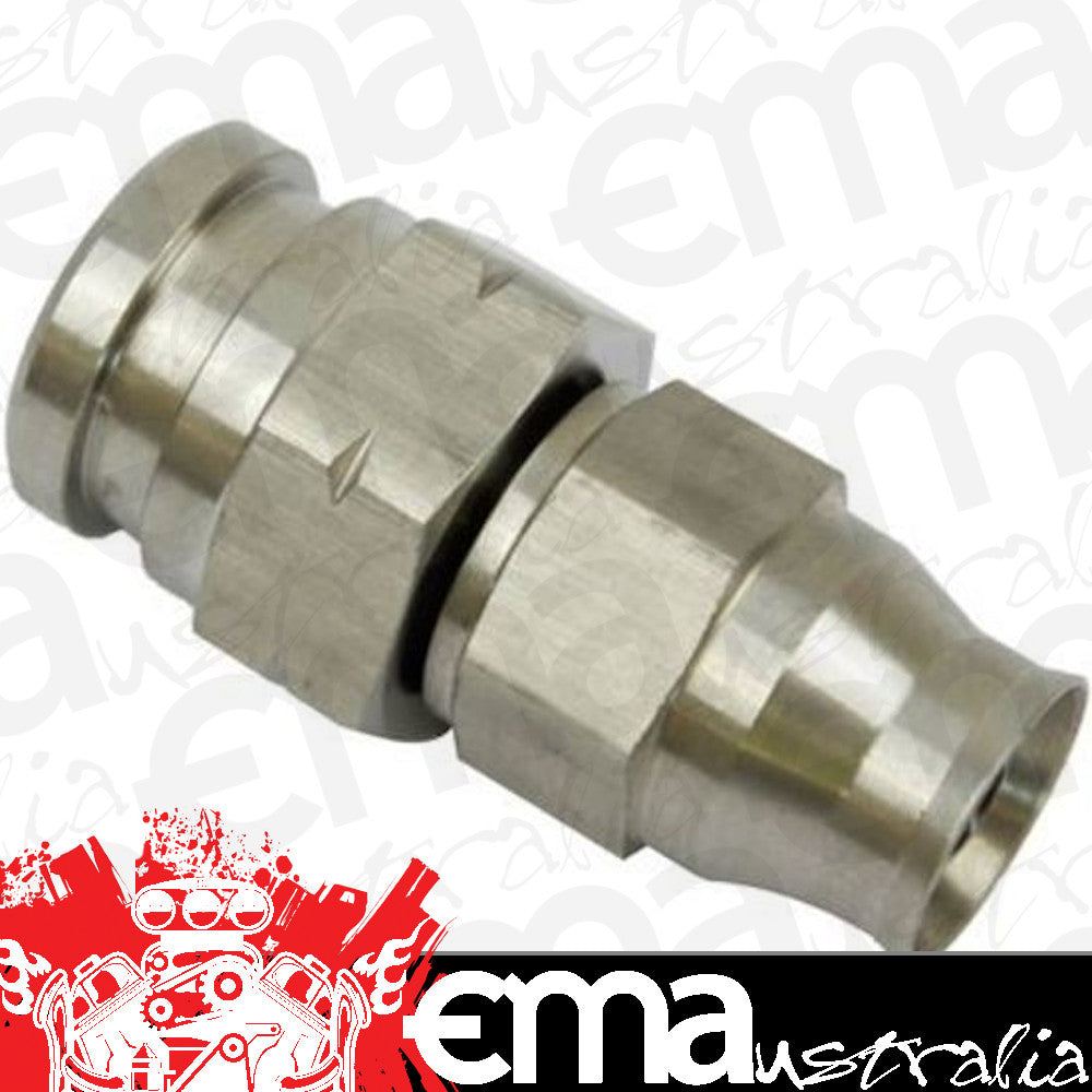Proflow PFE233-03 Stainless Steel Female Inverted Flare Brake Hose End 7/16 x 24 to -03AN PTFE Hose