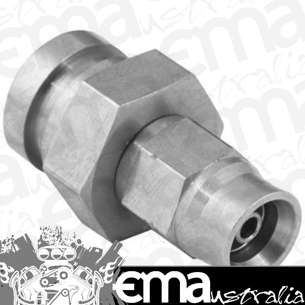 Proflow PFE237-03 Stainless Steel Female Inverted Flare Brake Hose End M10 x 1.00 to -03AN PTFE Hose 17mm Hex