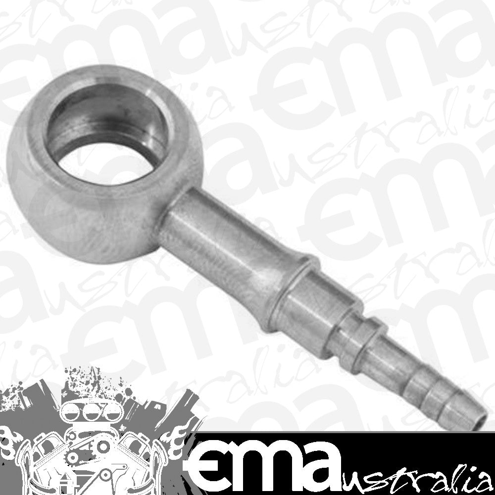 Proflow PFE262-03 Stainless Steel Banjo Hose End 10mm Straight Crimp Style -3AN