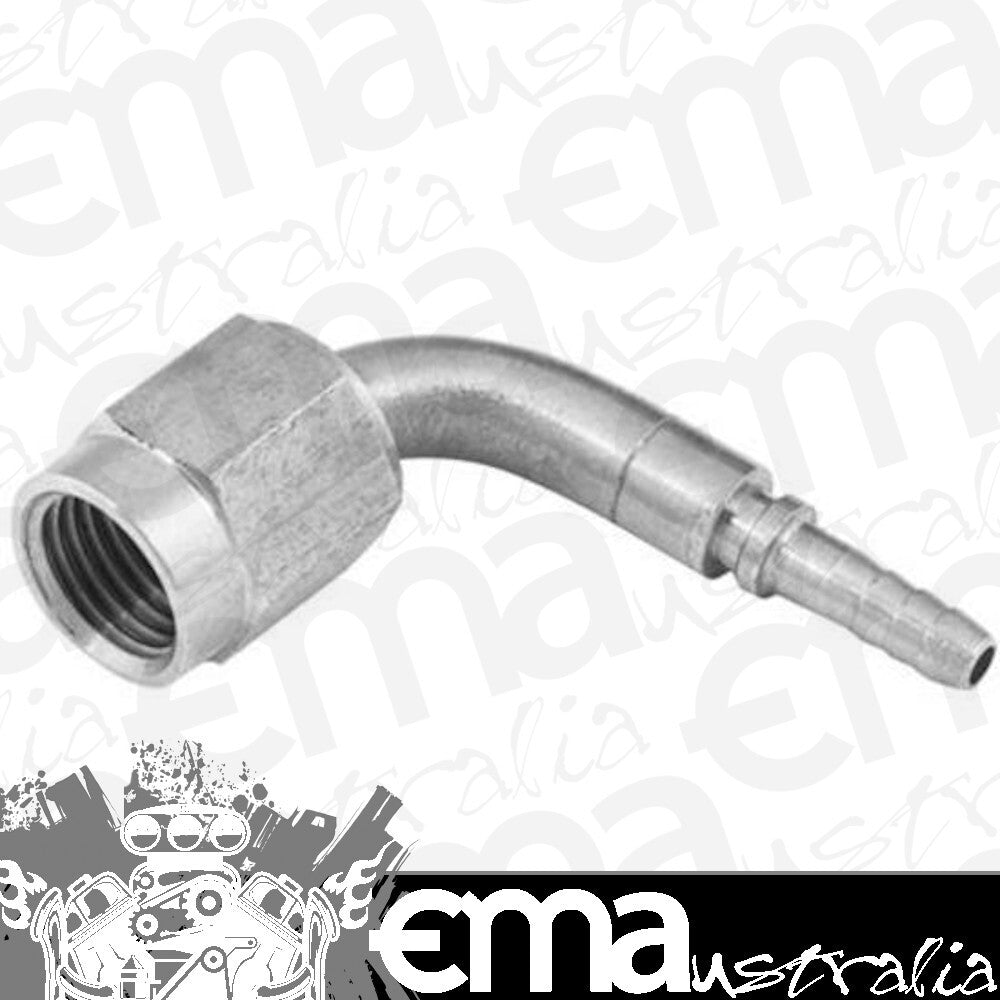 Proflow PFE267-04 Stainless Steel 90 Degree -04AN Hose End Crimp Style
