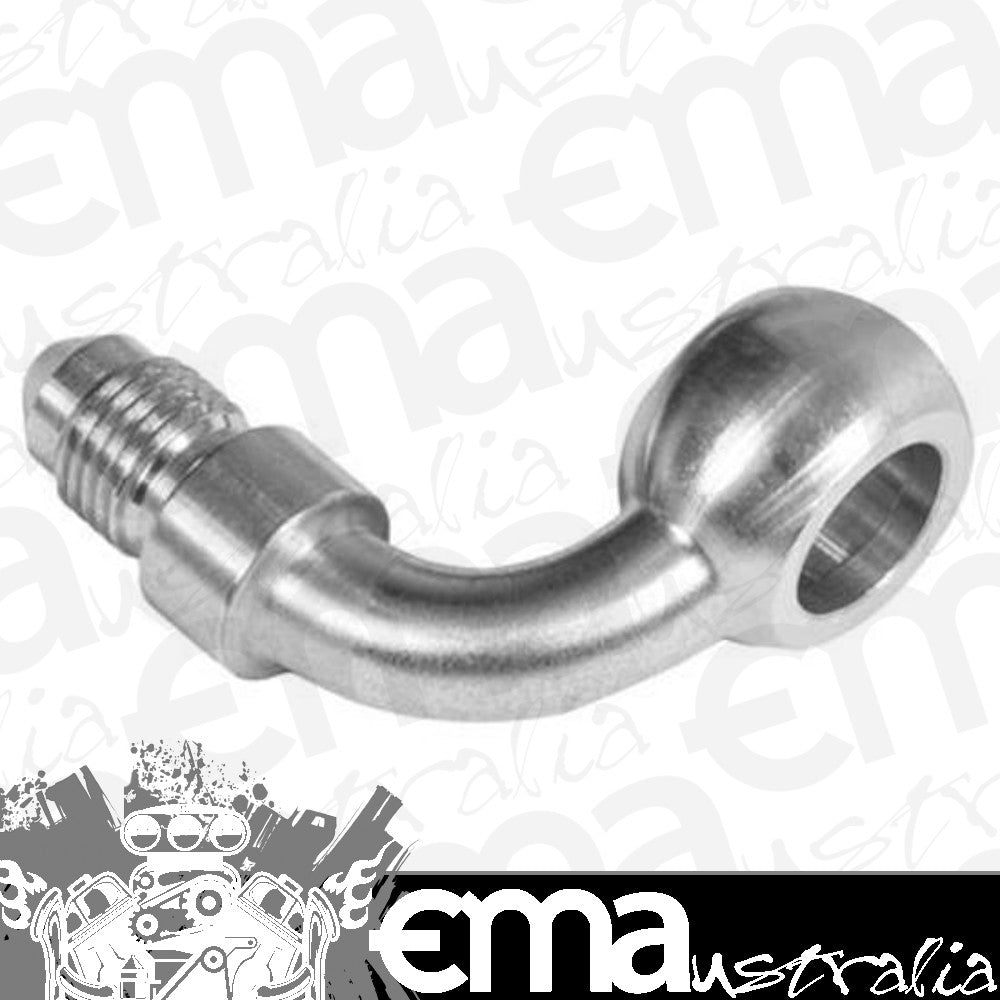 Proflow PFE313-03 Stainless Steel 90 Degree Banjo Brake Hose End 10mm to -03AN Male