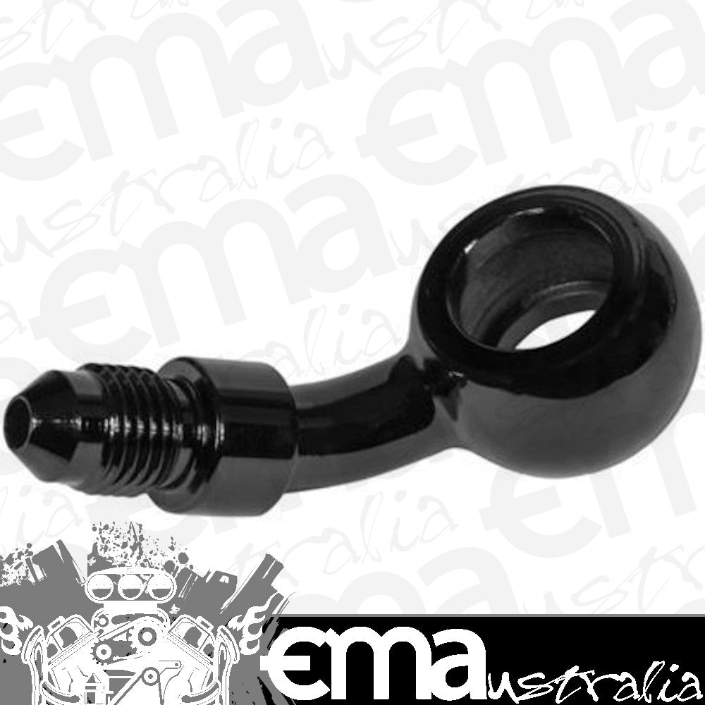 Proflow PFE313-45BK Black -03AN to 45 Degree Banjo Brake Hose End 10mm 3/8"