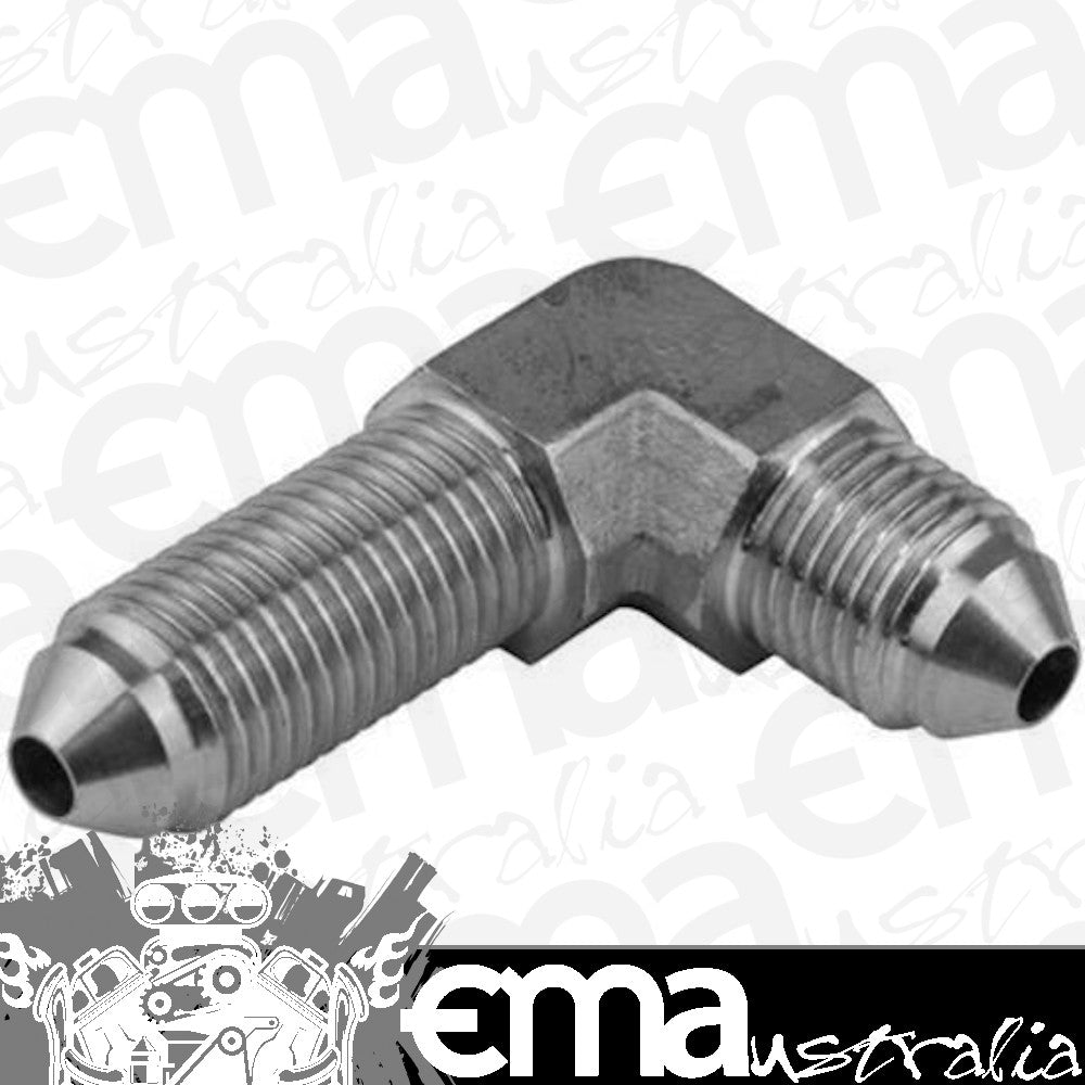 Proflow PFE323-03 Stainless Steel Hose End 90 Degree -03AN Bulkhead