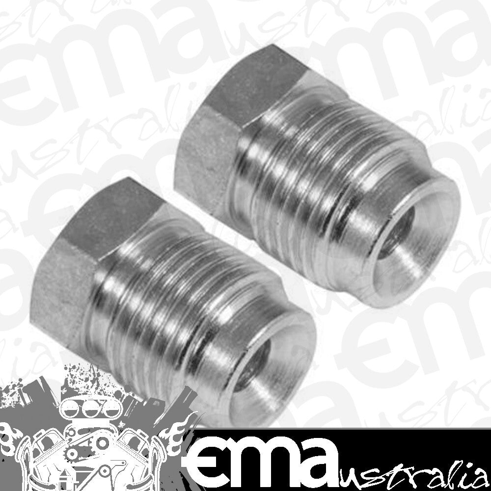 Proflow PFE369 Brake Hard Line Tube Nut M10 x 1.00mm Steel 3/16'' Pipe Qty 2