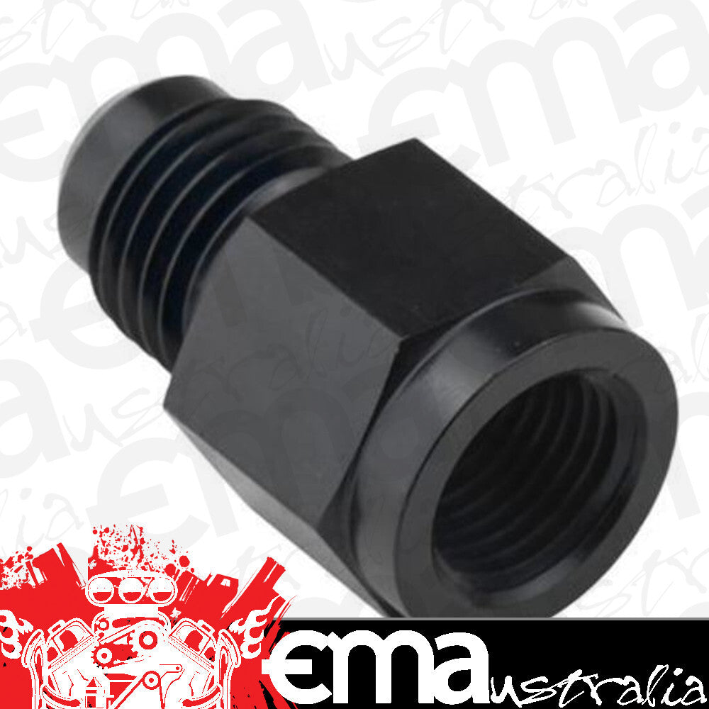 Proflow PFE370-04BK Female Adaptor 1/8" NPT Straight to Male -04AN Black