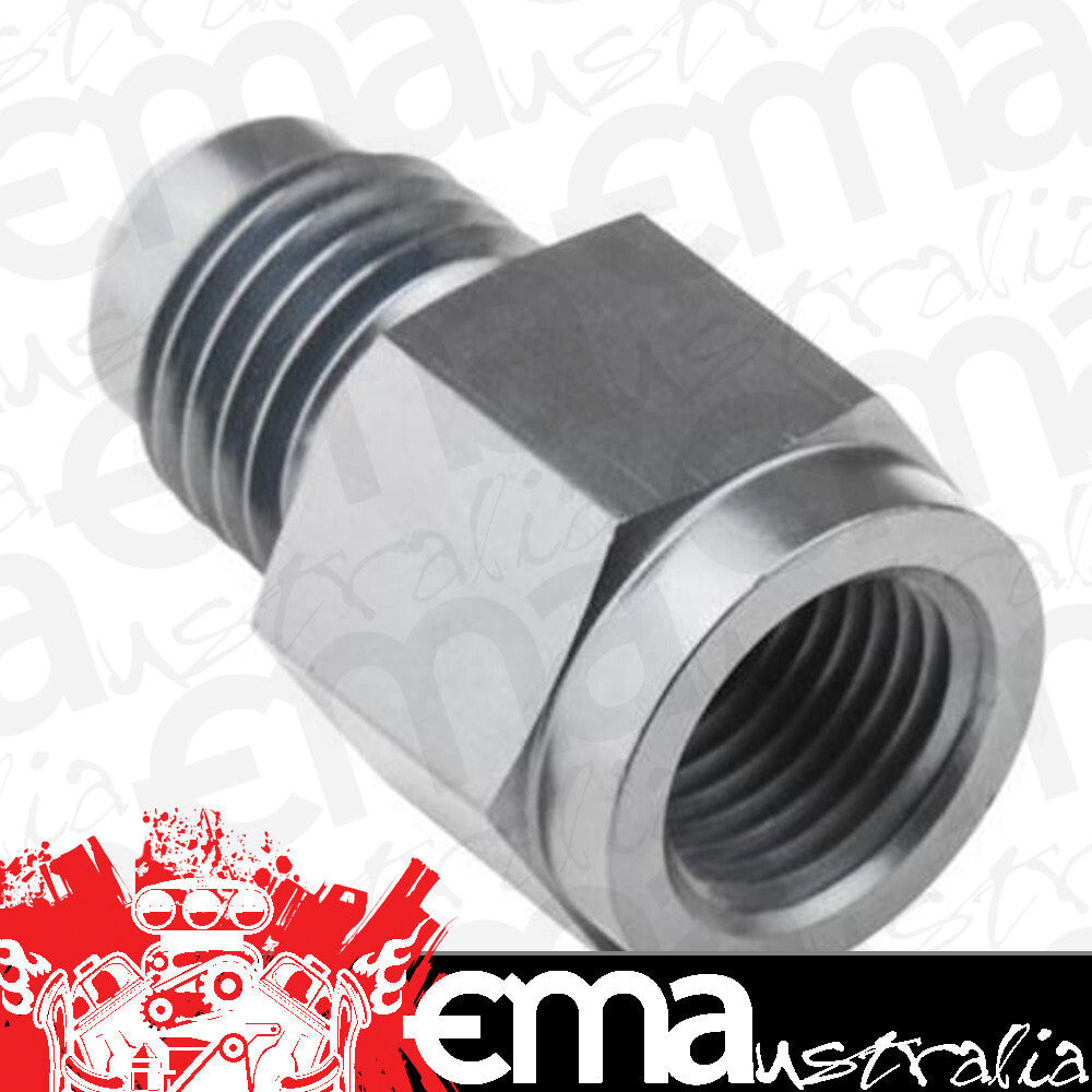 Proflow PFE370-04S Female Adaptor 1/8" NPT Straight to Male -04AN Silver
